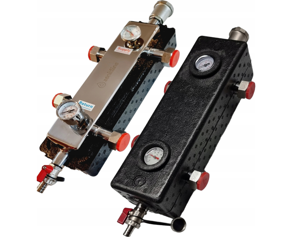 LOW - LOSS HEADER HYDRAULIC BALANCER 4 x 1'' 65kW Heat pums 21Kw