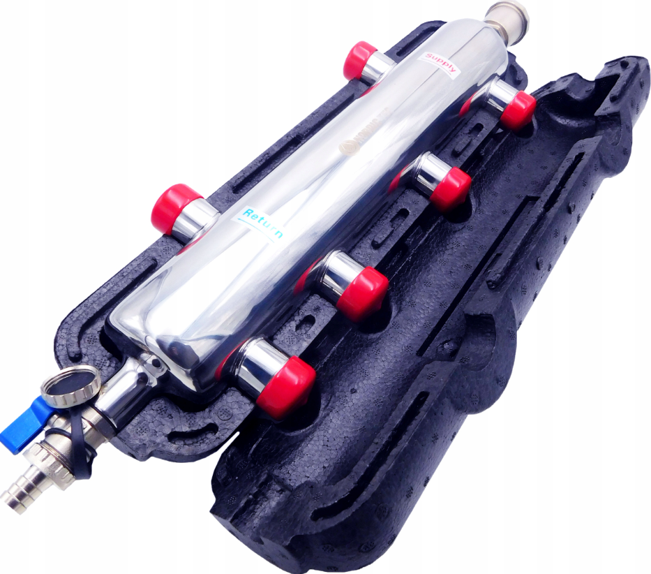 LOW-LOSS HEADER HYDRAULIC BALANCER 6 x 1'' 70kW Heat pumps 23 kW