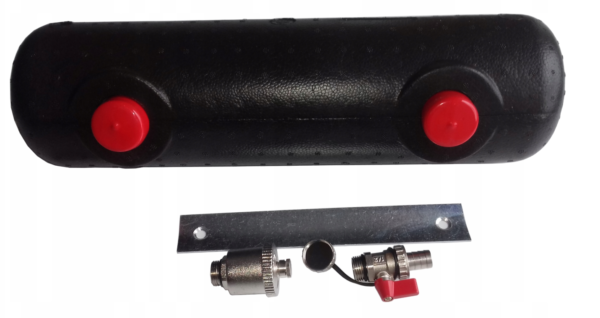 LOW-LOSS HEADER HYDRAULIC BALANCER 4 x 1" 55kW with guages Heat Pumps 15 kW - Image 4