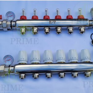 Manifold 6 Ports Premium Stainless Steel for Underfloor Heating HPP