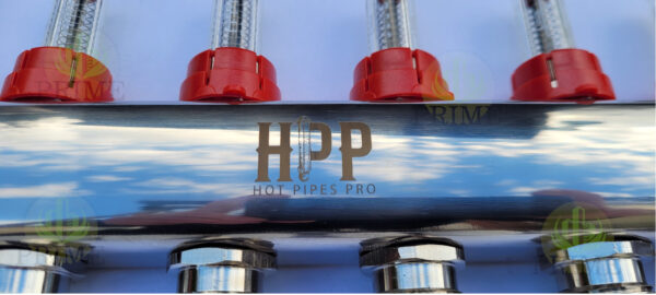 Manifold 6 Ports Premium Stainless Steel for Underfloor Heating HPP - Image 2