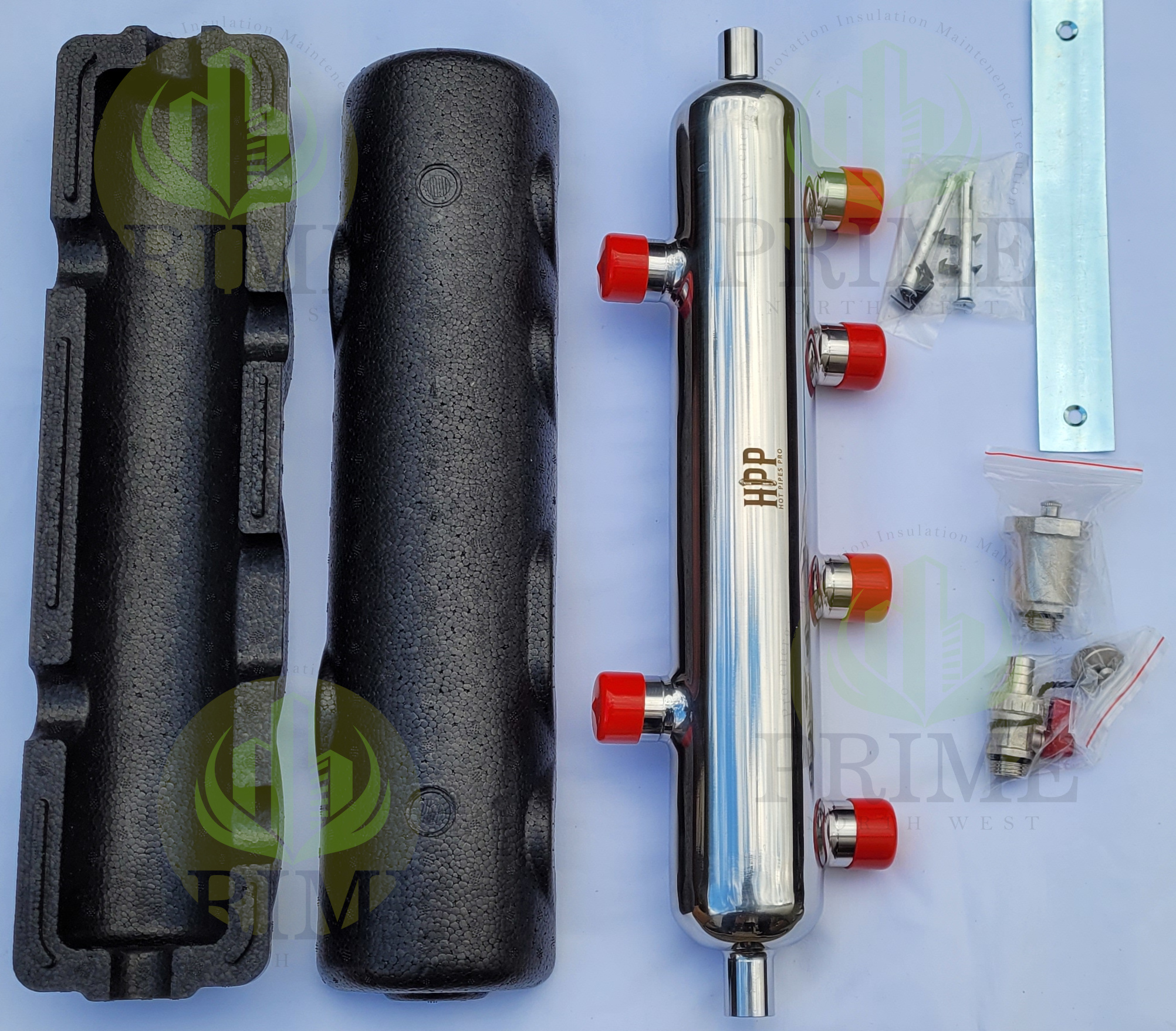 LOW-LOSS HEADER HYDRAULIC BALANCER 6 x 1'' 70kW Heat pumps 23 kW - Image 3